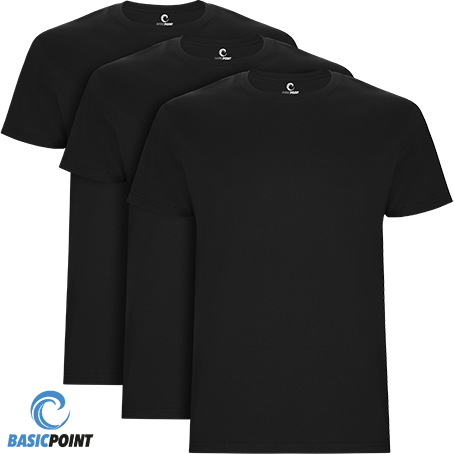 BasicPoint 3pack T-shirts Black / 6 x 3pack