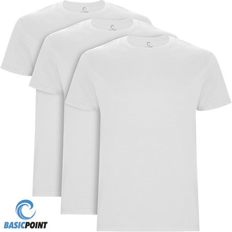 BasicPoint 3pack T-shirts White / 6 x 3pack